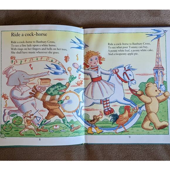 Ride A Horse: Jogging Rhymes, Lullabies 1986 Illustrated Bedtime Reading - Picture 7 of 13